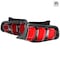 Spec-D Tuning 10-12 Ford Mustang LED Tail Lights-Black Trim-Red Bar LT-MST10BKLED-TM - alternate 1
